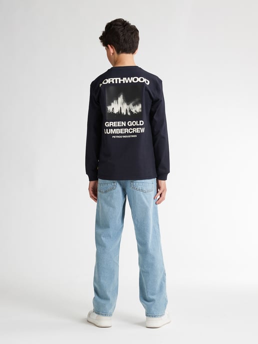 Petrol Industries - Rückenprint T-Shirt Weiß Jungen - Blau - Image 6