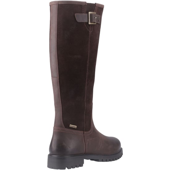 Hunter Canna Hohe Leder Damenbraun Stiefel - Image 2