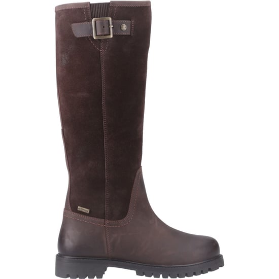 Hunter Canna Hohe Leder Damenbraun Stiefel - Image 3