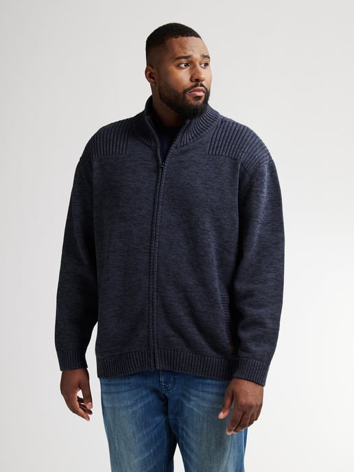 Petrol Industries - Plus Size Strickjacke Hayward Herren - Blau - Image 3