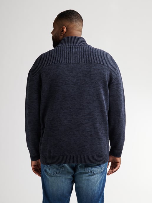 Petrol Industries - Plus Size Strickjacke Hayward Herren - Blau - Image 4