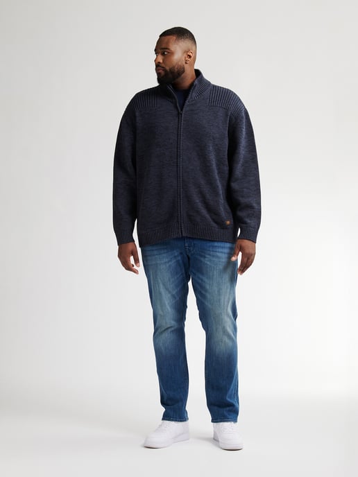 Petrol Industries - Plus Size Strickjacke Hayward Herren - Blau - Image 5