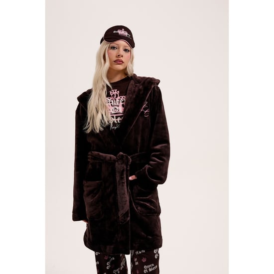 Juicy Couture Krone Polyester Damen Braune Loungewearrobe - Image 1