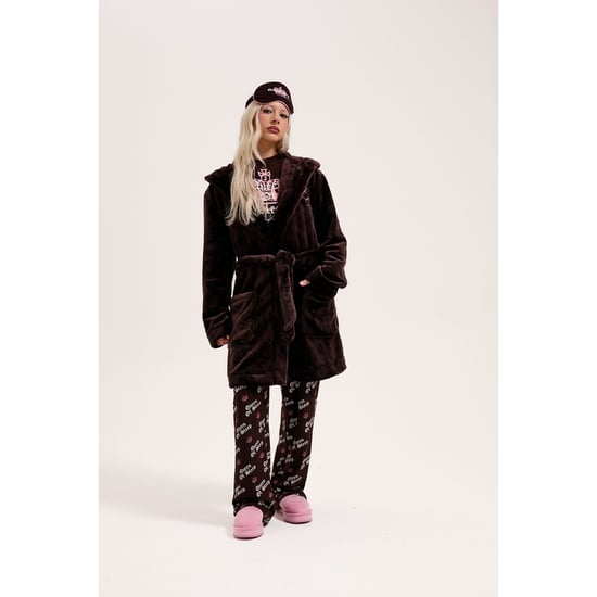 Juicy Couture Krone Polyester Damen Braune Loungewearrobe - Image 3