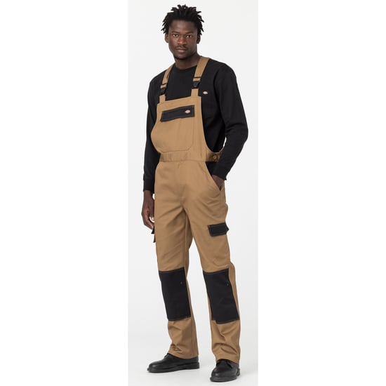 Dickies Everyday Latzhose und Trägerpolyester Herren Brauner Arbeitsoverall - Image 3