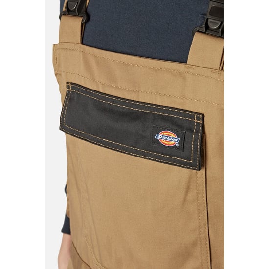 Dickies Everyday Latzhose und Trägerpolyester Herren Brauner Arbeitsoverall - Image 5