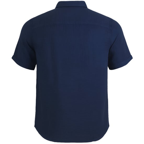 Ted Baker Digmer Texturiertes Leichtgewicht Herren Hemd in Marineblau - Image 2