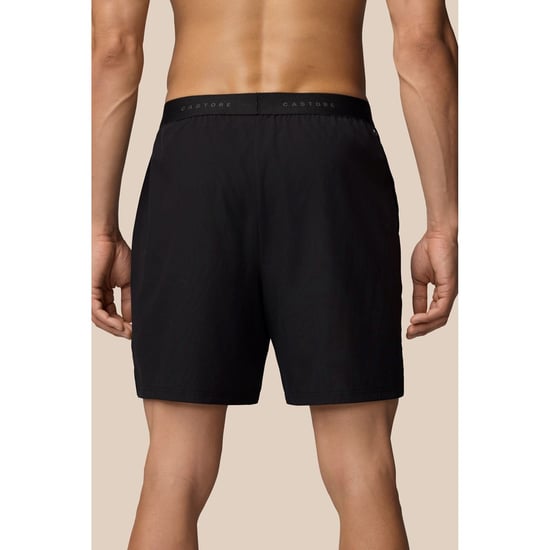 Castore Marken Elastische Shorts Polyester Herren Schwarze Knielange Shorts - Image 2
