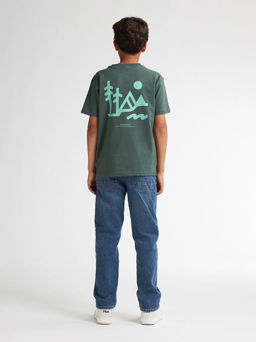 Petrol Industries - Rückenprint T-Shirt Tetons  Jungen -  Grün - Image 6
