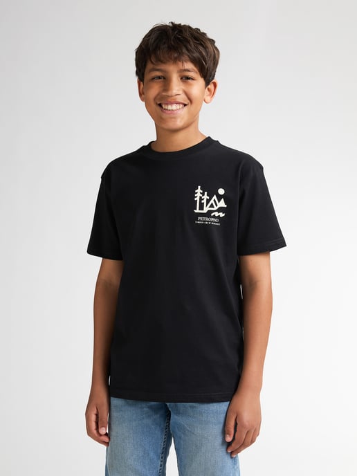 Petrol Industries - Rückenprint T-Shirt Tetons  Jungen -  Schwarz - Image 3