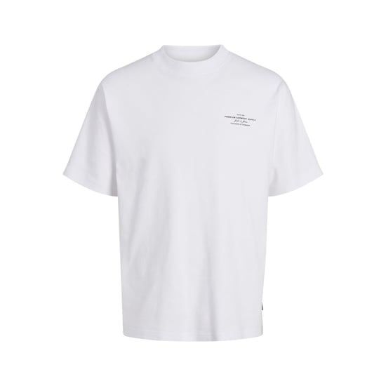 Jack & Jones Chad Branding Baumwoll Herren T-Shirt Weiß - Image 4