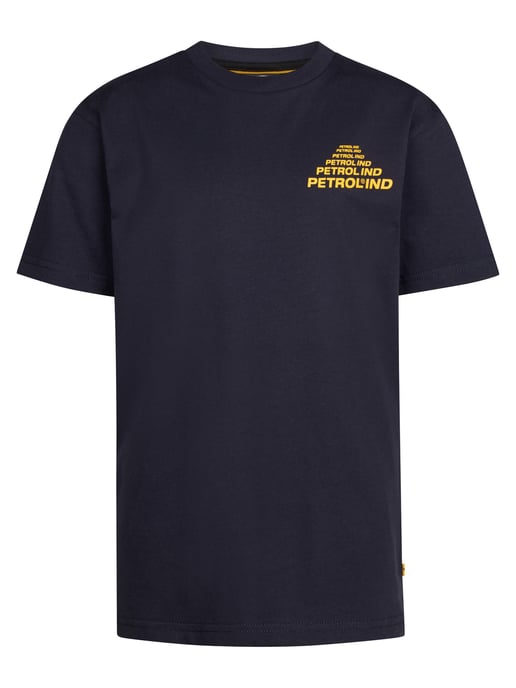 Petrol Industries - Rückenprint T-Shirt Große Teilung Jungen - Blau - Image 1