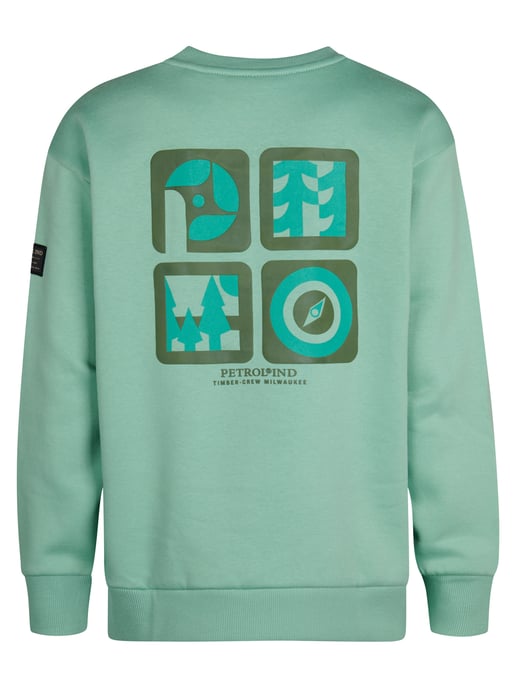 Petrol Industries - Rückenprint Sweatshirt Pocono Jungen - Blau - Image 2