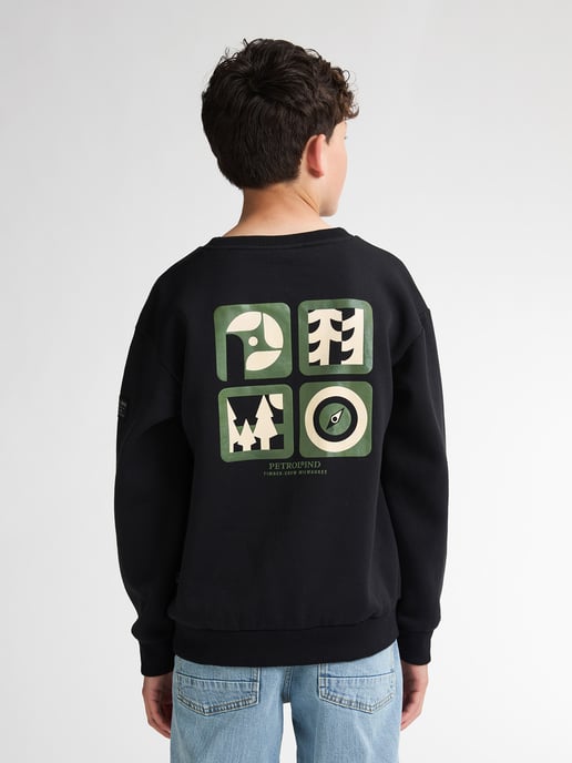 Petrol Industries - Rückenprint Sweatshirt Pocono Jungen - Schwarz - Image 4