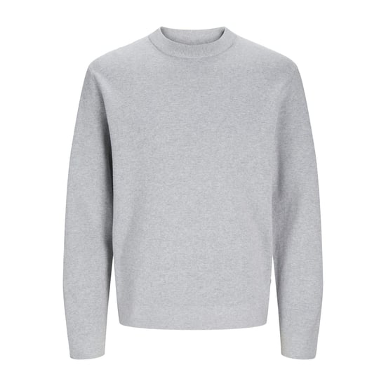 Jack & Jones Milano Stitch Baumwoll Herren Sweatshirt in Grau - Image 5