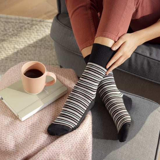 6 Paar Damen Baumwollsocken | Gemusterte weiche nicht einengende Alltagssocken - Image 5