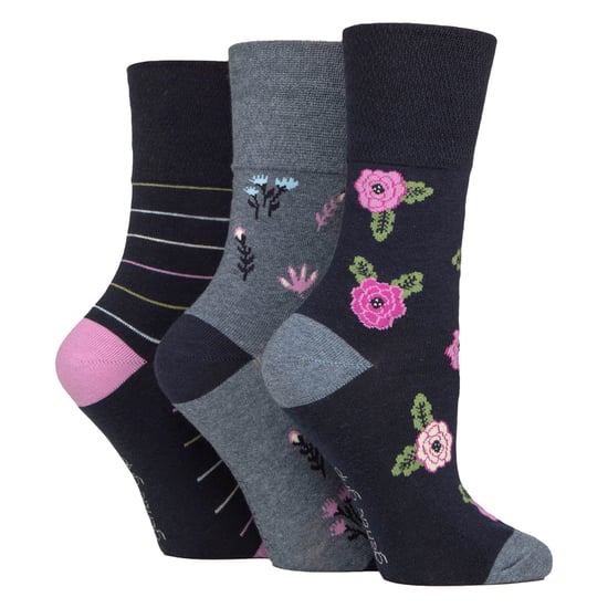 6 Paar Damen Baumwollsocken | Gemusterte weiche, nicht-bindende Alltagssocken - Image 3