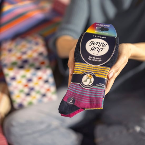 6 Paar Damen Baumwollsocken | Gemusterte weiche, nicht-bindende Alltagssocken - Image 5