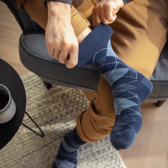 6 Paar Herren Baumwollsocken | Gemusterte, weiche, nicht einengende Alltagssocken - Image 4