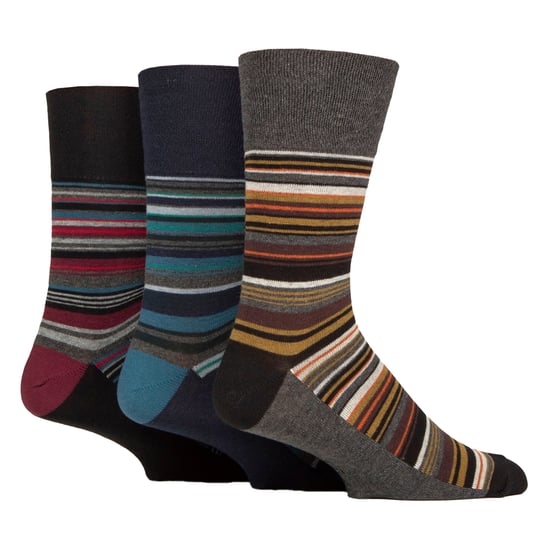 12 Paar Herren Baumwollsocken | Gemusterte weiche, nicht bindende Alltags-Socken - Image 3
