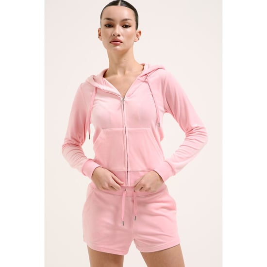 Juicy Couture Robertson Klassische Jacke Polyester Damen Pink Kapuzenpullover - Image 1