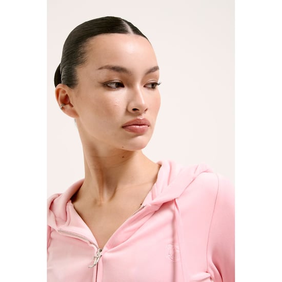 Juicy Couture Robertson Klassische Jacke Polyester Damen Pink Kapuzenpullover - Image 6