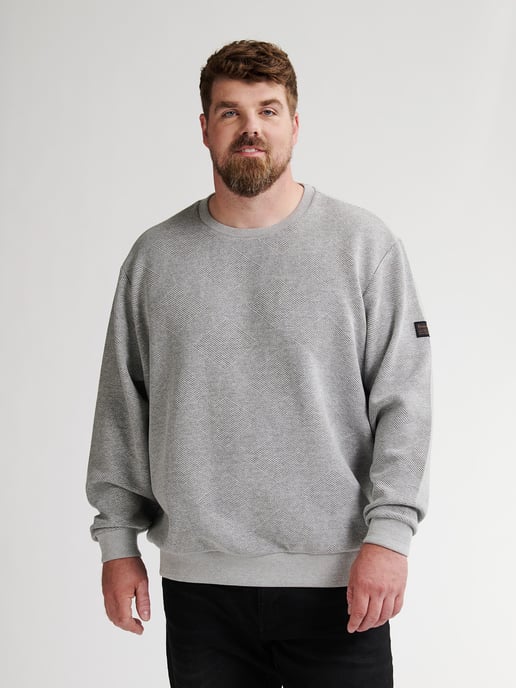 Petrol Industries - Lässige Sweater in Plus Size Leadville Herren - Grau - Image 3