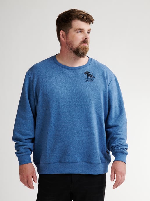 Petrol Industries - Lässige Sweater in Plus Size Salida Herren - Blau - Image 3