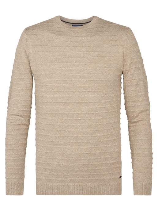 Petrol Industries - Strickpullover mit Struktur Thornewood Herren - Braun - Image 1