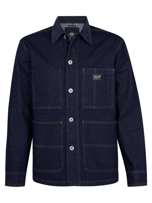 Petrol Industries - Arbeiter Denim Jacke Baraboo Herren - Blau - Image 1