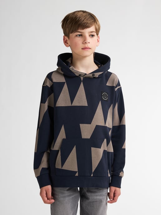 Petrol Industries - Geometrische Hoodie Lassen  Jungen -  Blau - Image 3