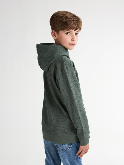 Petrol Industries - All-over Print Hoodie Blue Ridge Jungen - Grün - Image 4