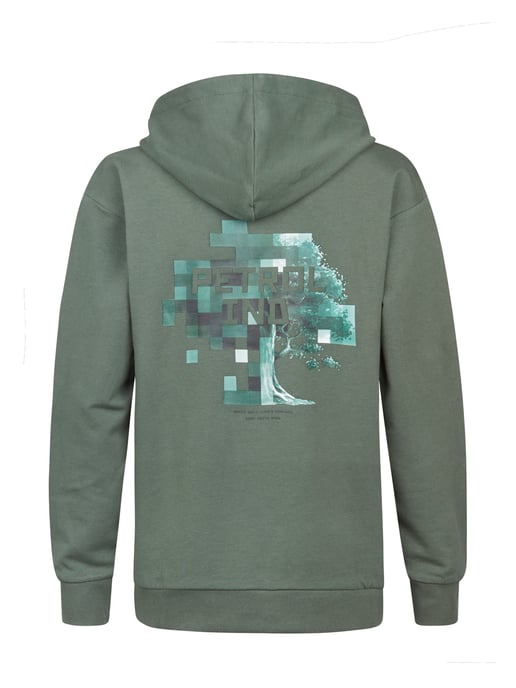 Petrol Industries - Rückenprint Hoodie Puget  Jungen -  Grün - Image 2