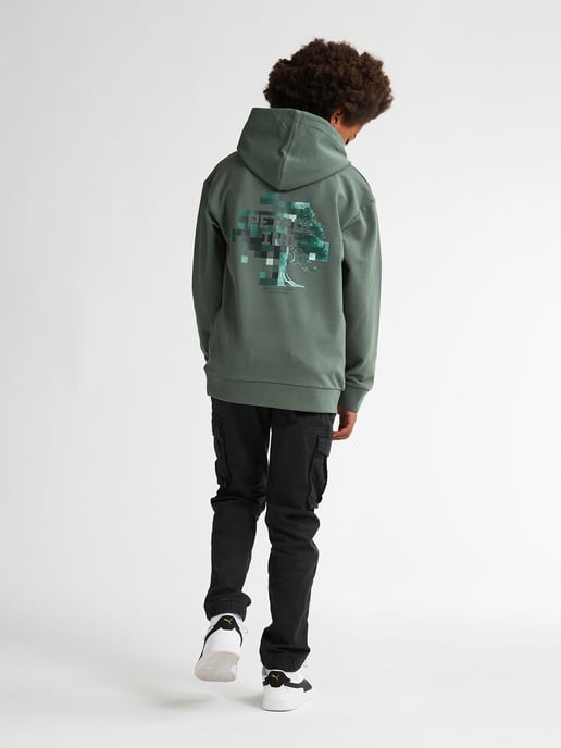 Petrol Industries - Rückenprint Hoodie Puget  Jungen -  Grün - Image 6