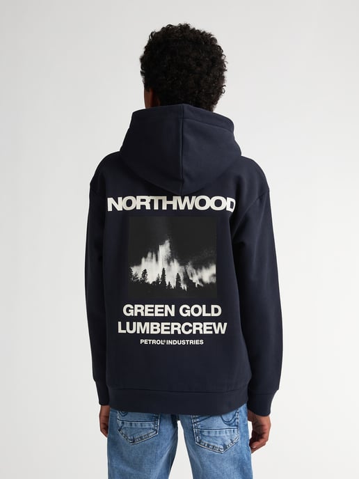 Petrol Industries - Rückenprint Hoodie Rainier Jungen - Blau - Image 4