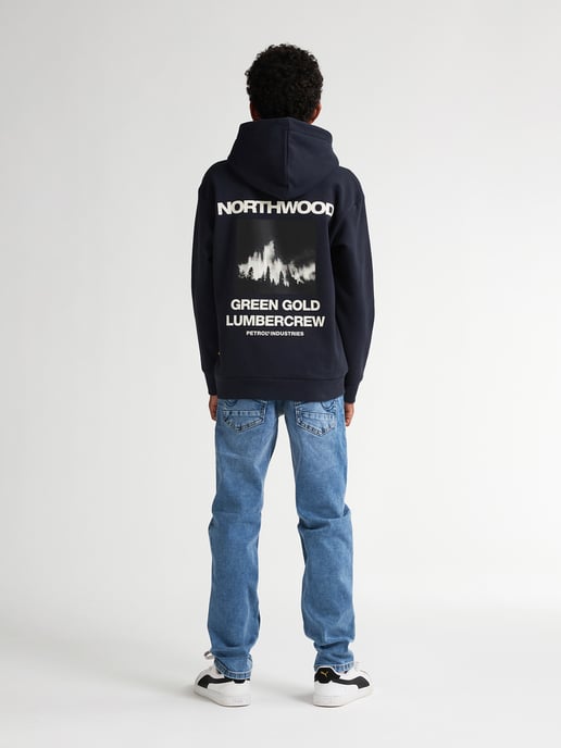 Petrol Industries - Rückenprint Hoodie Rainier Jungen - Blau - Image 6