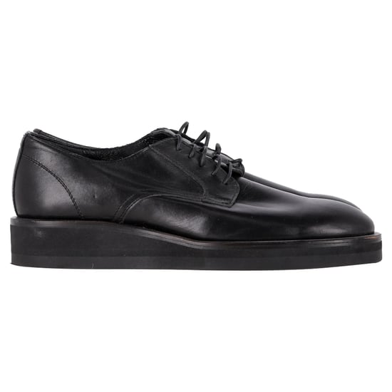 Yohji Yamamoto – Loafer zum Schnüren aus schwarzem Leder - Image 1