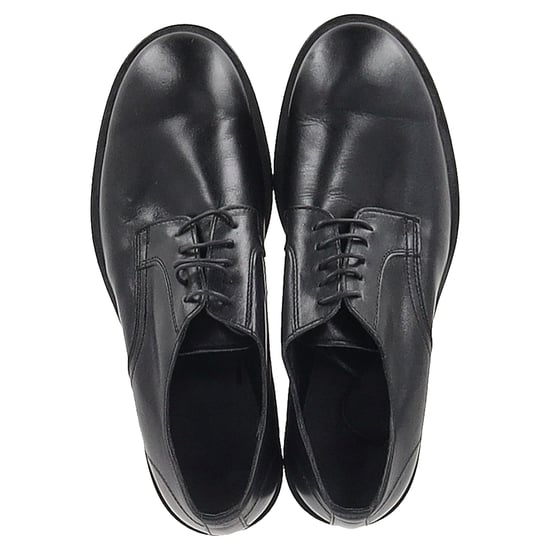Yohji Yamamoto – Loafer zum Schnüren aus schwarzem Leder - Image 3