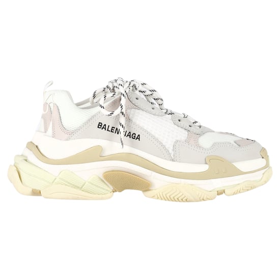 Balenciaga Triple S Sneakers aus weißem Polyester - Image 1