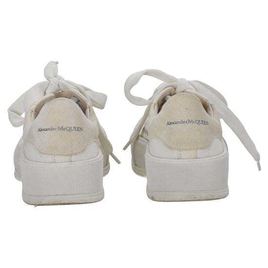 Alexander McQueen – Deck Skate Plimsoll-Schnürsneaker aus weißem Canvas - Image 3