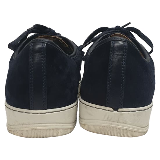 Lanvin Schnürsneaker aus navyblauem Wildleder - Image 2