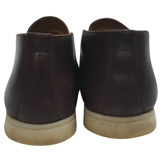 Loro Piana Open Walk Stiefeletten aus braunem Leder - Image 3