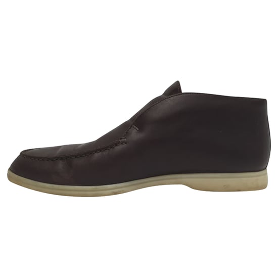 Loro Piana Open Walk Stiefeletten aus braunem Leder - Image 4