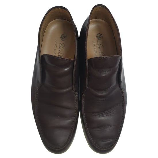 Loro Piana Open Walk Stiefeletten aus braunem Leder - Image 6