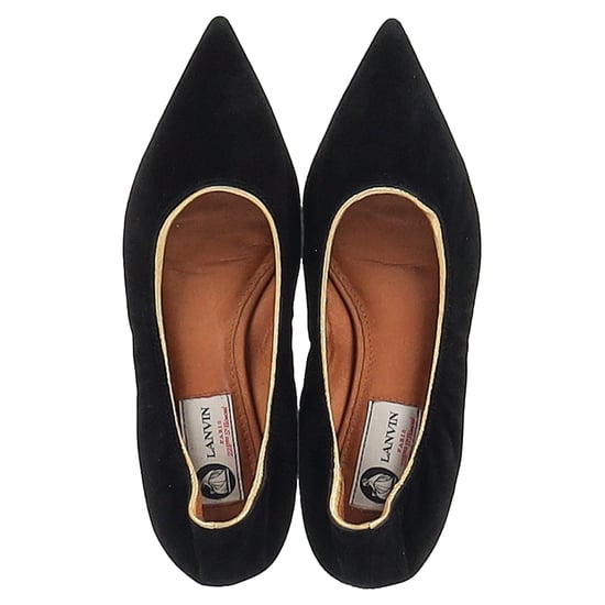 Lanvin Spitzenschuhe aus schwarzem Wildleder - Image 3