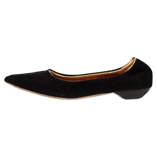 Lanvin Spitzenschuhe aus schwarzem Wildleder - Image 4