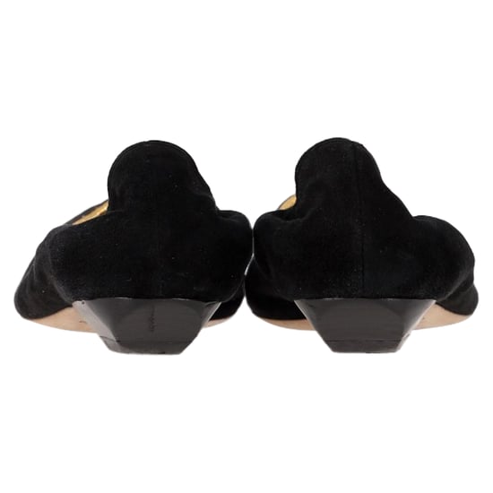 Lanvin Spitzenschuhe aus schwarzem Wildleder - Image 5