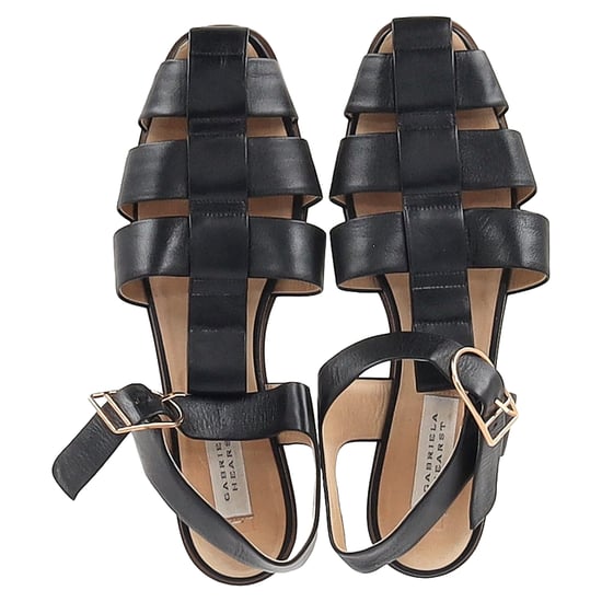 Gabriela Hearst Zoey Sandalen aus schwarzem Leder - Image 4