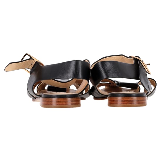 Gabriela Hearst Zoey Sandalen aus schwarzem Leder - Image 5