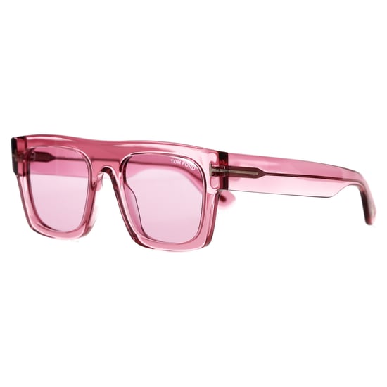Tom Ford Fausto Sonnenbrille TF711 in pinkem Acetat - Image 2